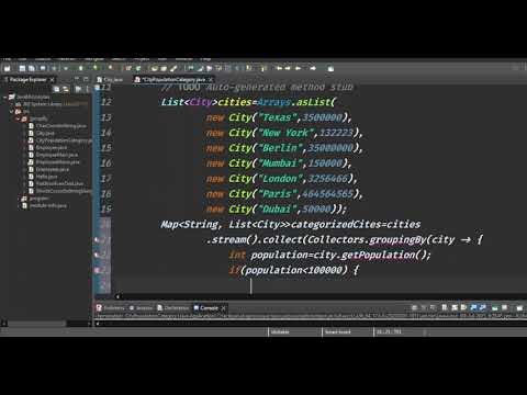 Java 8 Stream Grouping By Example | Categorize Cities by Population in Java