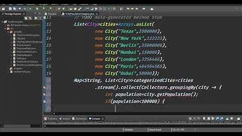 Java 8 Stream Grouping By Example | Categorize Cities by Population in Java