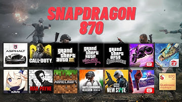 Snapdragon 870 - 12 Games Test (realme GT Neo 2)