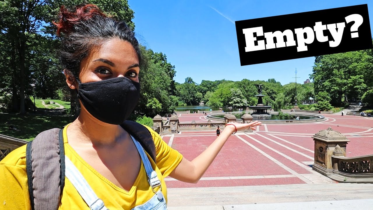 Central Park Without Tourists ?  (Surreal Experience) (NYC Reopening 2020: Life During COVID-19)