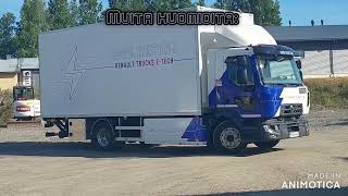 Renault Trucks D E-Tech täyssähkökuorma-auto Yläsavon Ammattiopiston testissä
