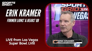 Interview with Former Lions' & Bears Quarterback, Erik Kramer | Radio Row | 2/11/24