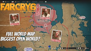 FAR CRY 6 Full World Map Showcase - MASSIVE Open World (Far Cry 2021)