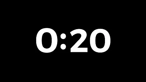 20 Seconds Timer with  "School Bell" Sound