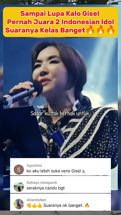 Suara Gisel Kelas Banget, Lupa Kalo Gisel Pernah Juara 2 Indonesian Idol🔥 #giselanastasia