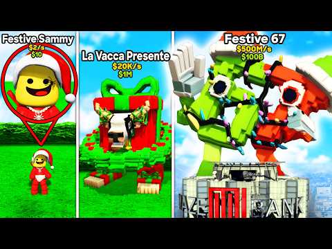 GTA 5 - ALLE WEIHNACHTS BRAINROTS zu GOTT BRAINROTS upgraden!!🎁