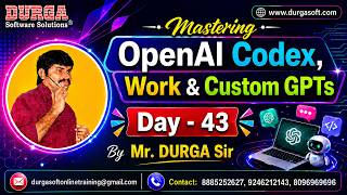 إتقان OpenAI Codex، والعمل على دروس Custom GPTs || بواسطة الأستاذ DURGA يوم 24-08-2026 الساعة 7 م... screenshot 5