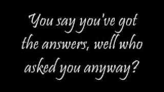 Megadeth-Hook In Mouth lyrics