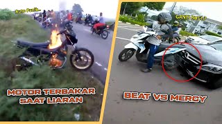 Dari Dikejar TNI Sampai Motor Terbakar Saat Balap Liiar - Tersundul Mercy Di Lampu Merah || RH#122