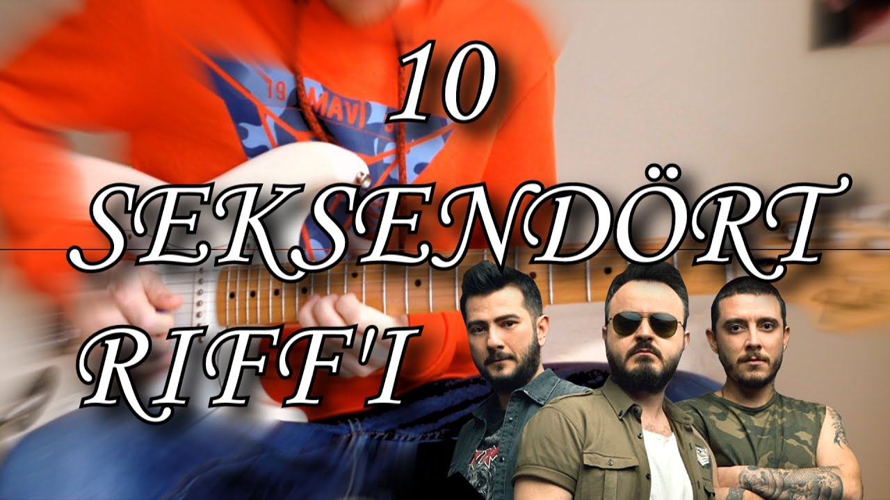 En İyi Gitar Riff'leri // 10 Seksendört Riff'i #seksendört #cover