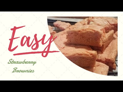 Strawberry Brownies