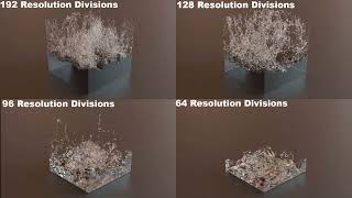 Mantaflow Water Comparisons