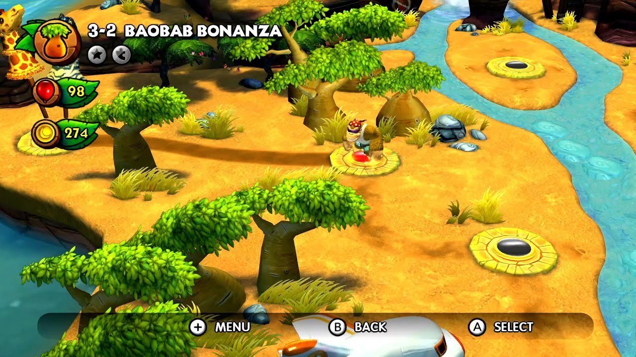 DONKEY KONG COUNTRY: TROPICAL FREEZE 3-2 Baobab Bonanza (Puzzle Pieces & KONG)