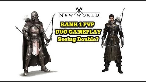 New World Rank 1 PVP Duo Gameplay & Build - Bow Spear!