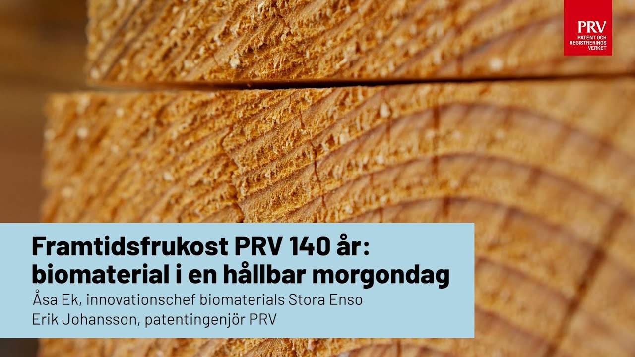 Framtidsfrukost PRV 140 år: Biomaterial