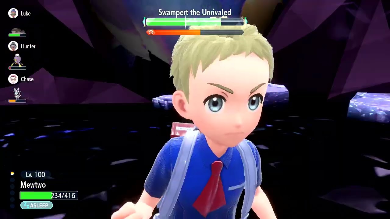 Pokemon Scarlet - Unrivaled Swampert 7-Star Crystal Raid Solo