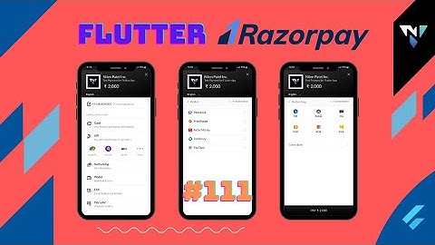 @Google  #Flutter #111: Integrate Payments in Flutter with Razorpay Payment Gateway
