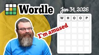 So Much To Learn From This One Wordle Jan 31St, 2026