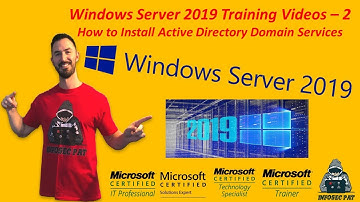 How to Install Active Directory on Windows Server 2019 - Training Video 2 - WATCH NOW!