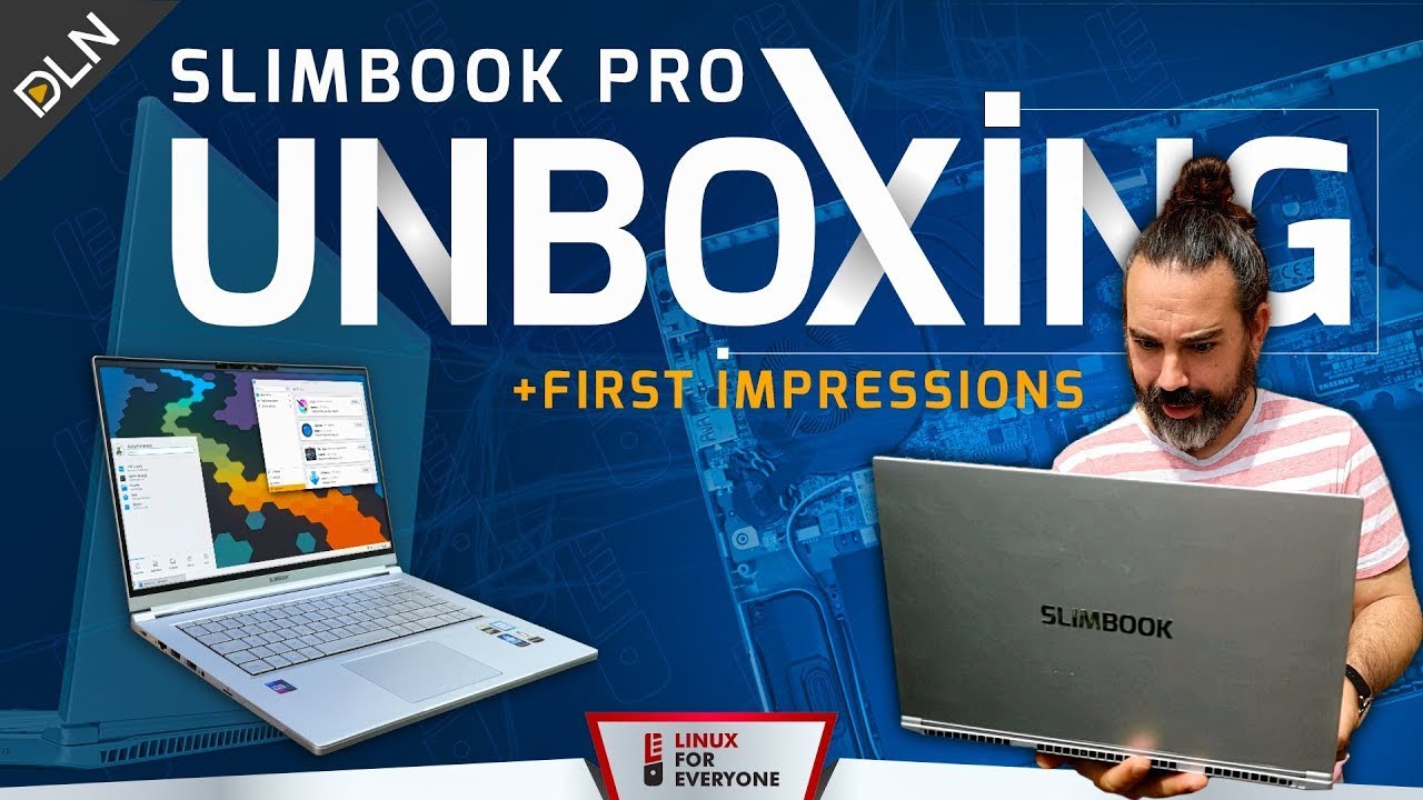  Update  Slimbook PRO X Linux 노트북 2 대 개봉 + 첫인상!