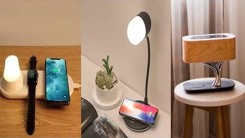 Wireless charging lamp with Speaker | Portable flexible USB led light lamp | Table lamp for bedroom