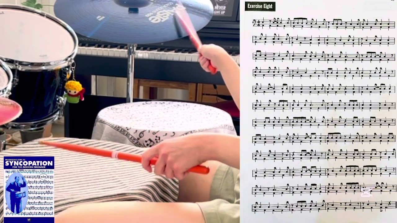 Step by Step⚡️How to Practice Swing from Syncopation for the modern drummer?/Ted Reed⚡️