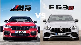 2021 BMW M5 Competition vs Mercedes-AMG E63s FULL Comparison! Which Is The Best Super Saloon?
