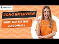 Sort the Matrix Diagonally