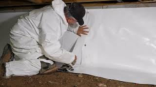 Crawl Space Moisture Control System