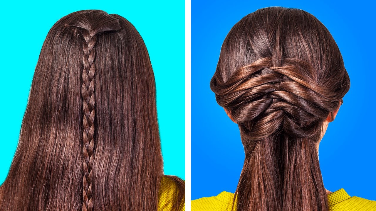 SCHICKE FRISUREN UND HAAR-HACKS von 5 Minuten Tricks Mädchen! - YouTube