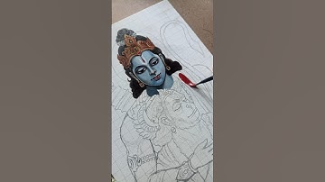 Shree Ram and Hanuman ji drawing 🙏🙏 part 1 #drawing #art #shorts #jaishreeram