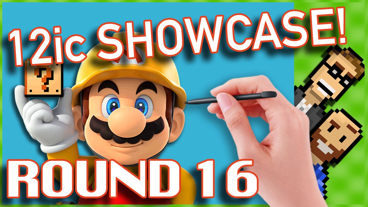 Mario Maker 12 Item Challenge [Round 16] | Let's Play Super Mario Maker in The Basement