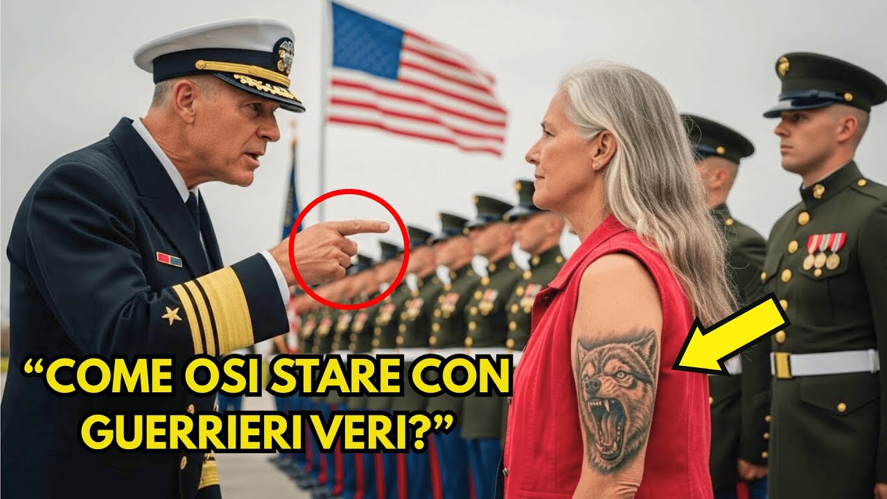 Venne a vedere il nipote laurearsi — finché il comandante USMC vide il tatuaggio e si bloccò