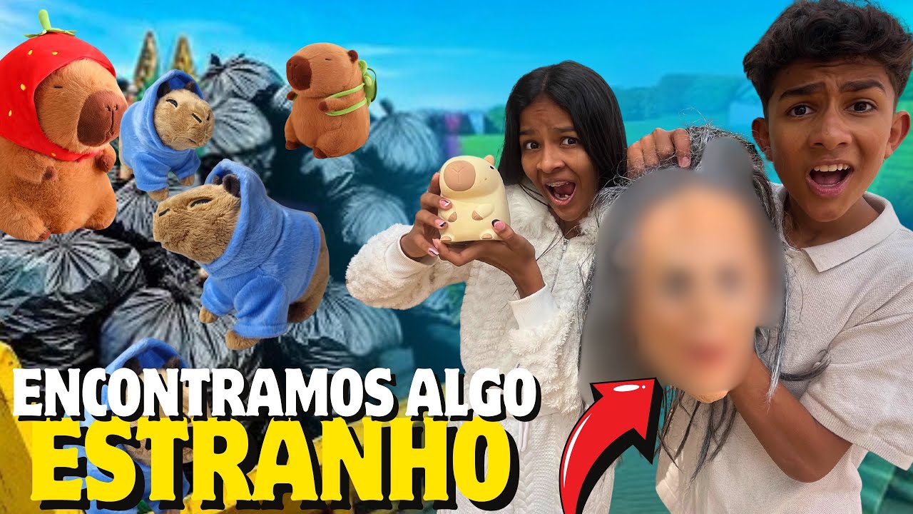 ENCONTRAMOS UM OBJETO RARO NO MEIO DO LIXO * real ? feat: Duda e Felipe