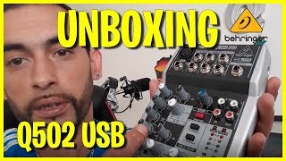 Unboxing Console Sono Et Studio Xenyx Q502Usb Behringer Xenyxq502Usb