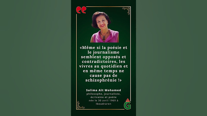 «Même si la poésie et le journalisme semblent opposés et contradictoires...» Salima Ait Mohamed
