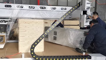 How to move out gantry for 2030 Yaskawa servo motor cnc package 2