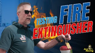 How to test a fire extinguisher with Jim's Test & Tag with Gordon Simmons from Jim's Test & Tag