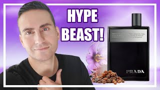 PRADA AMBER POUR HOMME INTENSE FRAGRANCE REVIEW! | CLASSIC HYPE BEAST INCENSE SCENT!