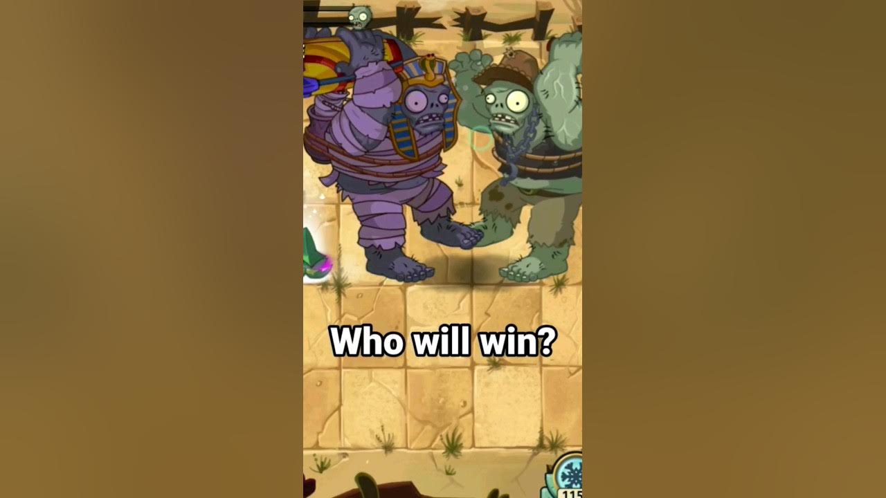 Will Mummified Gargantuar beat Wild West Gargantuar? Pvz 2 YouTube
