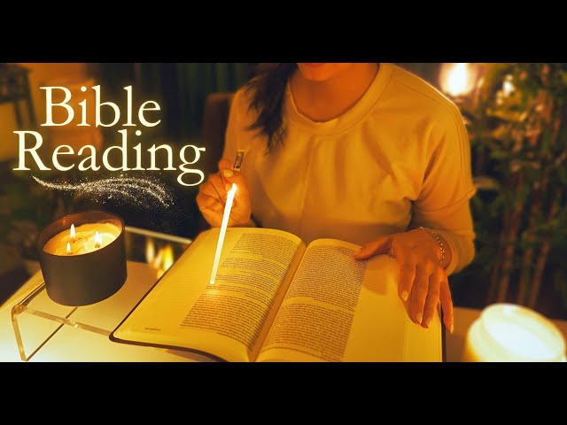 ASMR Bible Reading ✞ Relaxing Bible Reading Soft Spoken ✞