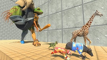 The Strongest Brainrot Monster Ever Created – Can Dinosaur Escape? | Animal Revolt Battle Simulator