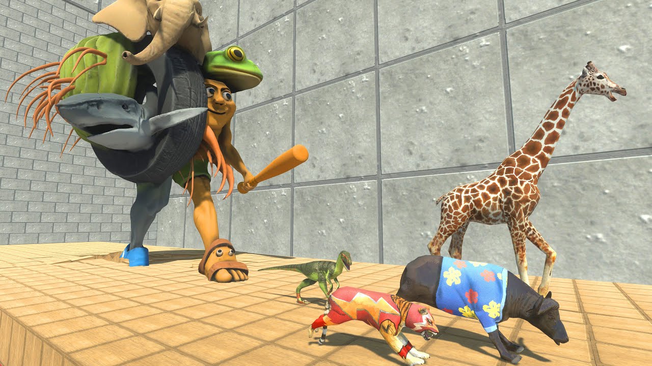 The Strongest Brainrot Monster Ever Created – Can Dinosaur Escape? | Animal Revolt Battle Simulator