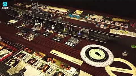 UBOOT :The Board Game - Presentation of game elements ( 5 shots )