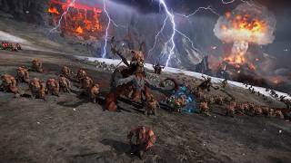 TITANS OF THE NORTH: Ogre Kingdoms vs Norsca - MASSIVE Cinematic Battle 4K