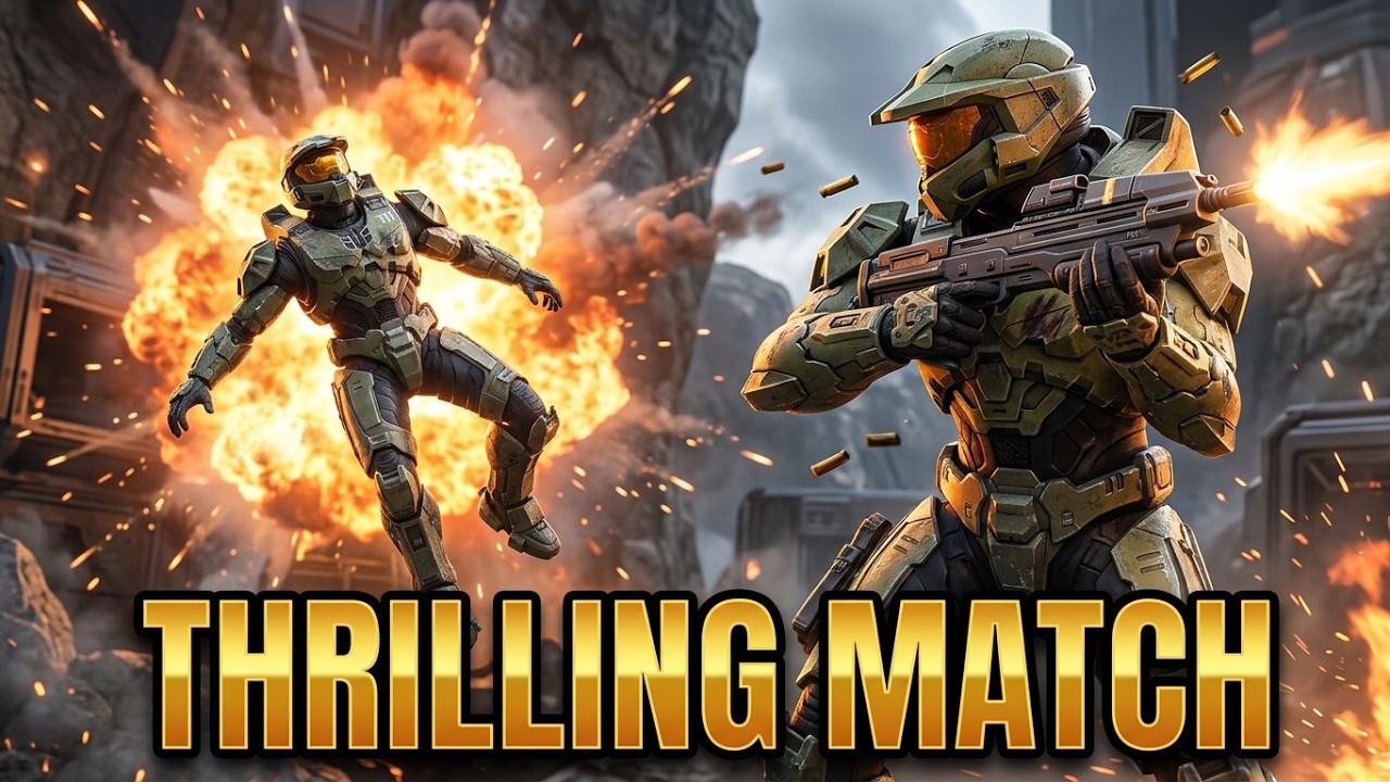 Halo Infinite thrilling match 1 - YouTube