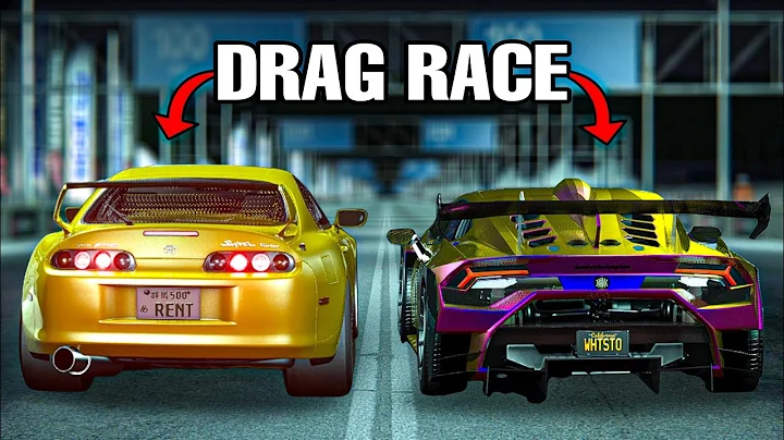 Toyota Supra Mk4 VS Lamborghini Huracan 800HP Drag Race!