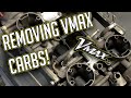 Yamaha Vmax removing the carbs of this POWER Cruiser!