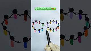 True Friendship Never Ends ♾️ | Bond of Unity Drawing ❤️ #shorts