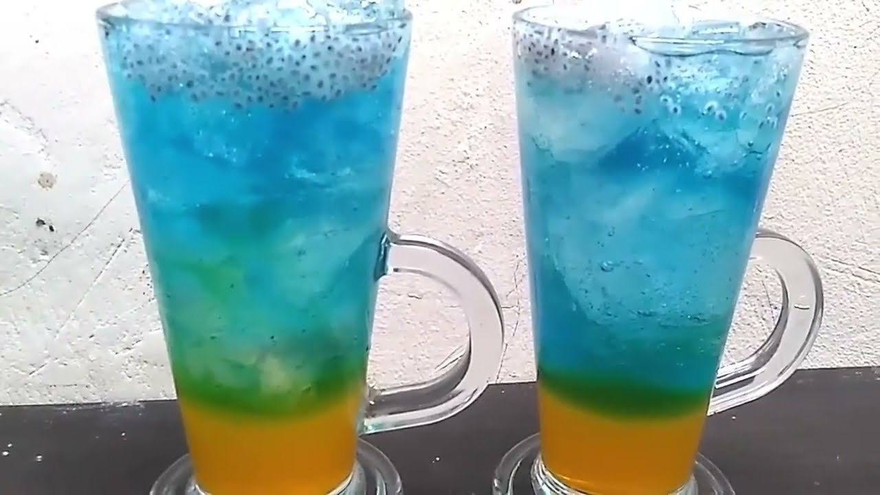 CARA MEMBUAT MINUMAN BLUE OCEAN || BLUE OCEAN DRINK